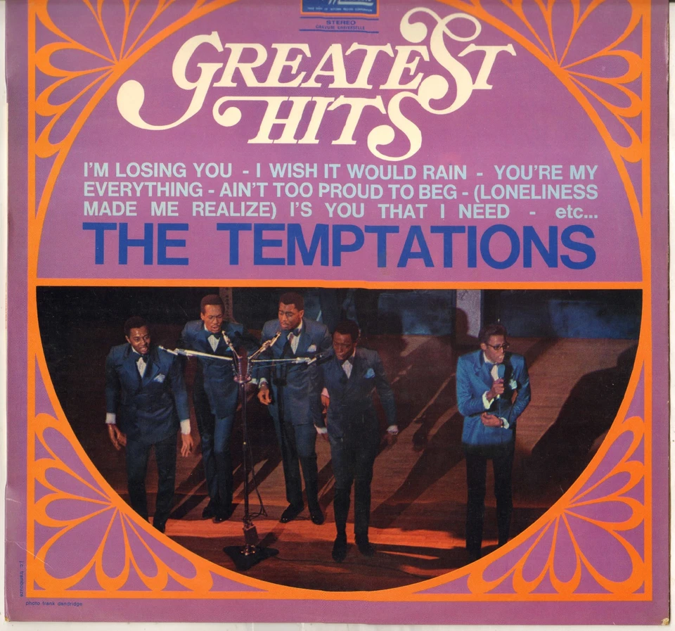 THE TEMPTATIONS "GREATEST HITS" LP 1968 TAMLA MOTOWN SFTM 340806 - Photo 2/4