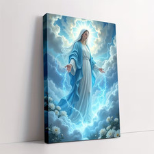 Christliche Wandkunst Jesus Portrait Leinwand...