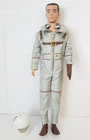 Vtg #1415 MATTEL Brunette KEN in Mr Astronaut missing 1 glove/helmet damaged