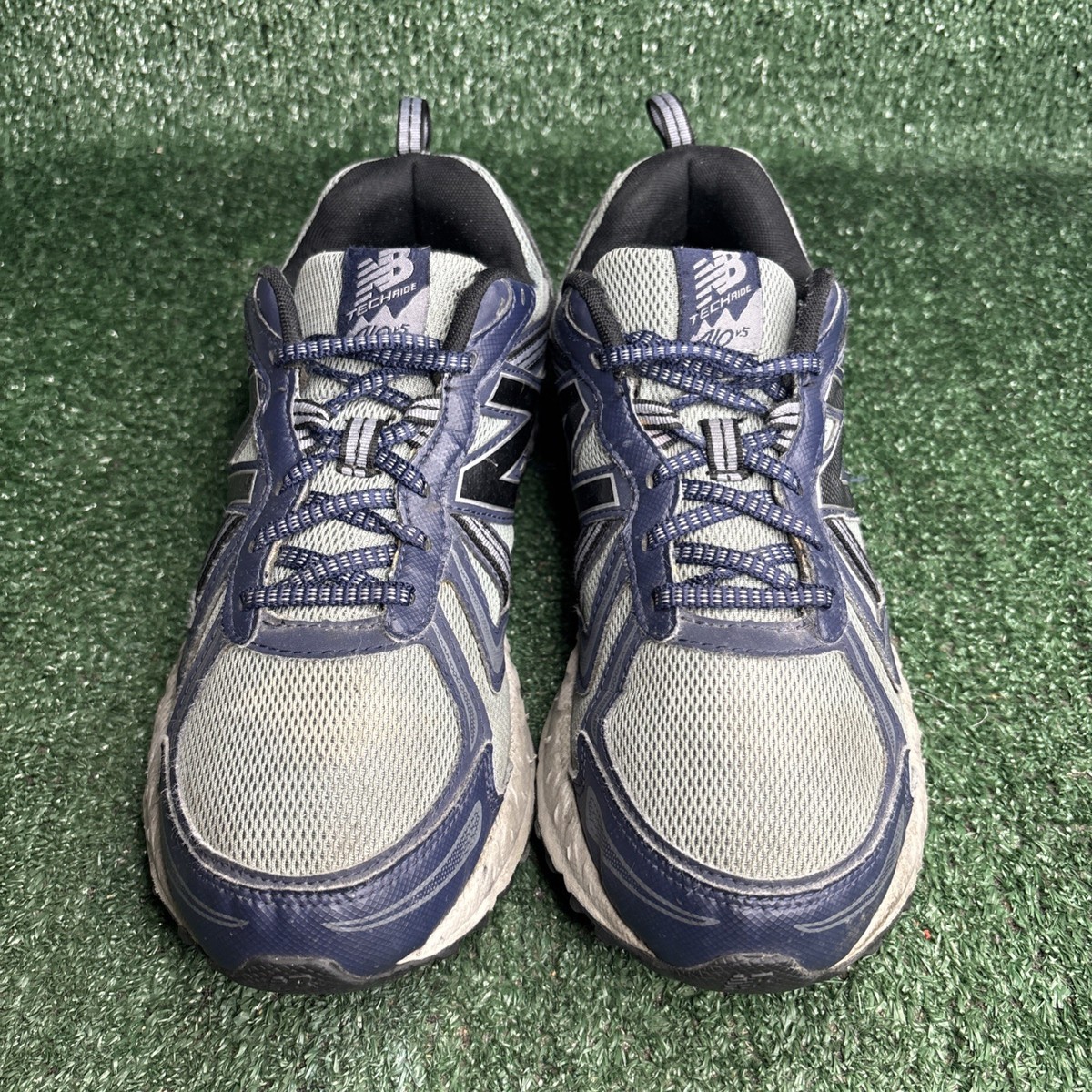 New Balance 410 V5 Mens Blue Gray Running Shoes All Terrain  display picture 3