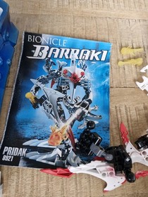 LEGO Bionicle 8921 Pridak Barraki Complete With Canister And Instructions Creeps