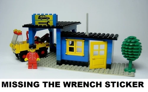 LEGO 6363 Auto Service Station + Instructions Repair Garage Tow Truck