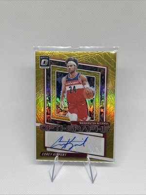 2023-24 Optic Basketball Corey Kispert Gold Opti-graphs Auto /10