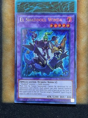Yugioh El Shaddoll Winda SHVA-EN049 Secret Rare 1st Ed LP | eBay