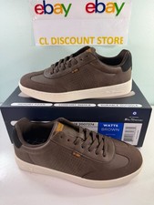 Ben Sherman Men Sneaker Brown Shoes Memory Foam Lace-Up Breathable -FREESHIP