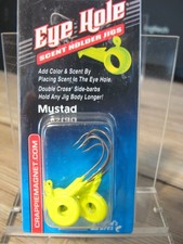 5 Leland's Eye Hole Scent Holder 1/8 Oz Pillhead Jig Heads Fishing Lure - Chart