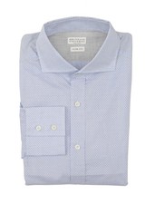 Brunello Cucinelli Light Blue Shirt - Slim - S US/S EU - BC126234