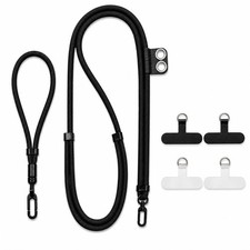 2 Pack Phone Lanyard and Wrist Strap Set, Adjustable Crossbody Neck Strap  S...