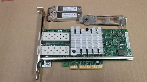 HP 669279-001 560SFP+ Ethernet 10Gb 2-Port Network Adapter Card W/SFPx2 -Both