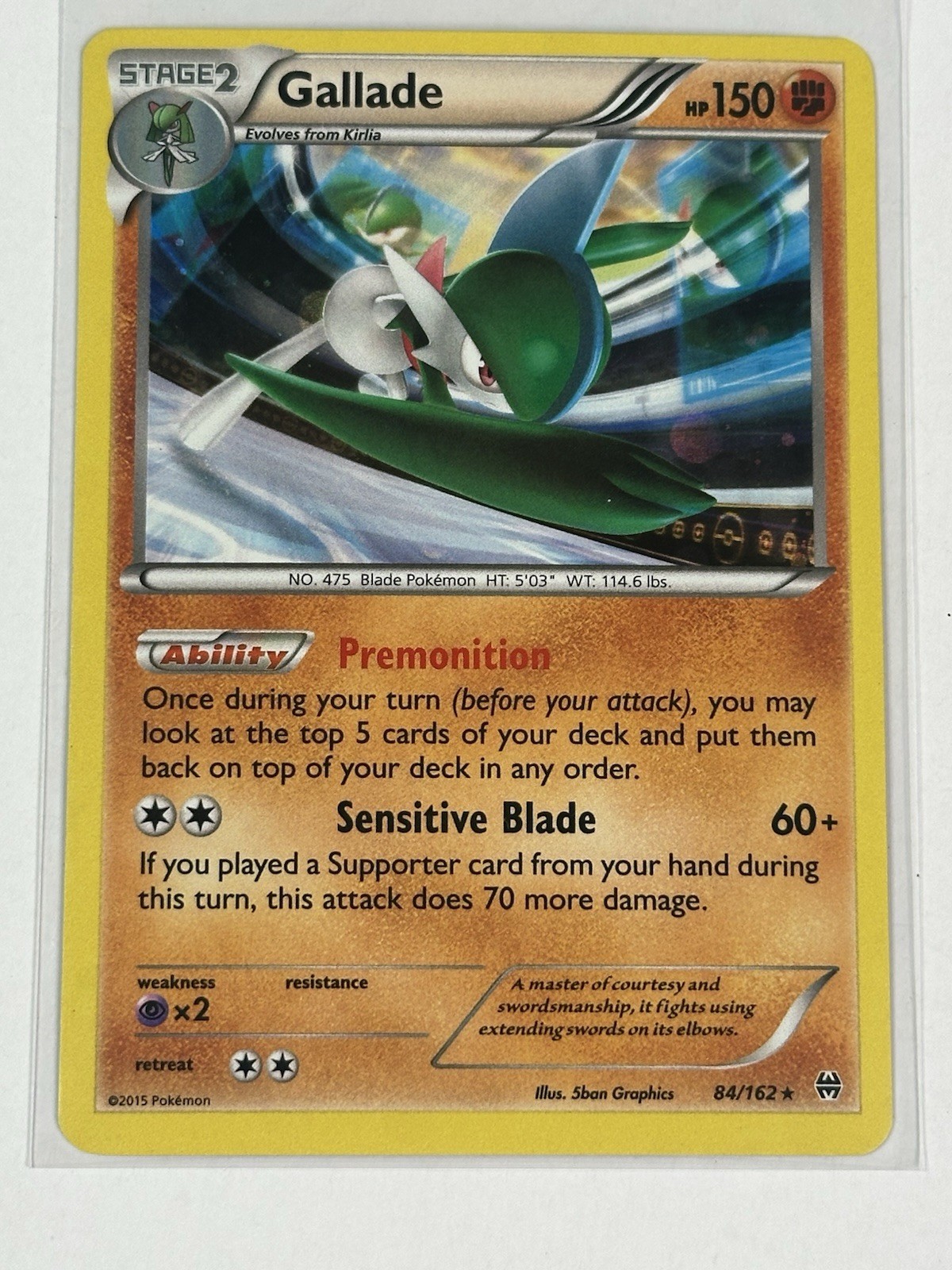 LP Gallade 84/162 Cosmos Holo EXCLUSIVE VARIANT - XY Breakthrough