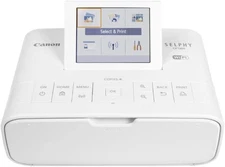 Canon SELPHY CP1300 Compact Photo Printer White/ with new ink cart and 18 sheets