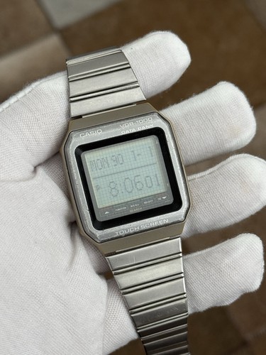 Vintage Casio VDB-1000 Touchscreen Data Bank Men’s Digital Watch Module 658