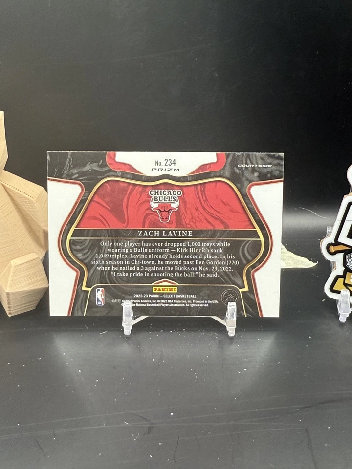 Zach Lavine 2022-23 Select Silver Bulls (CBR) - Image 2 of 2