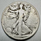 1919-D  WALKING LIBERTY HALF DOLLAR  NICE DETAIL   KEY DATE  #1613