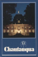 Chautauqua,Athenaeum Hotel at Night,NY New York Alan Nyiri IRI Studios Postcard
