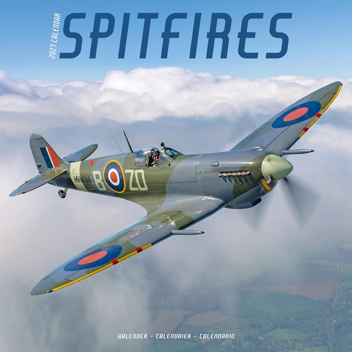 Spitfires Calendar 2027, Wall Calendars, Month To View, Gift