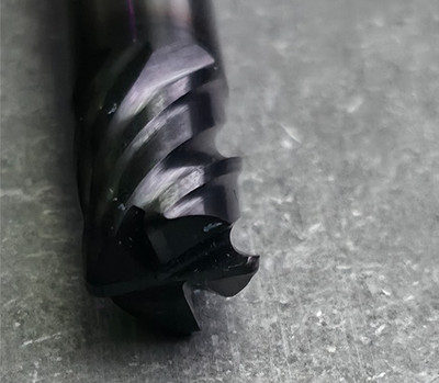 Kyocera SGS 36784 3/8'' 4 Flute .040R Z-Carb MD Carbide Corner Radius End Mill