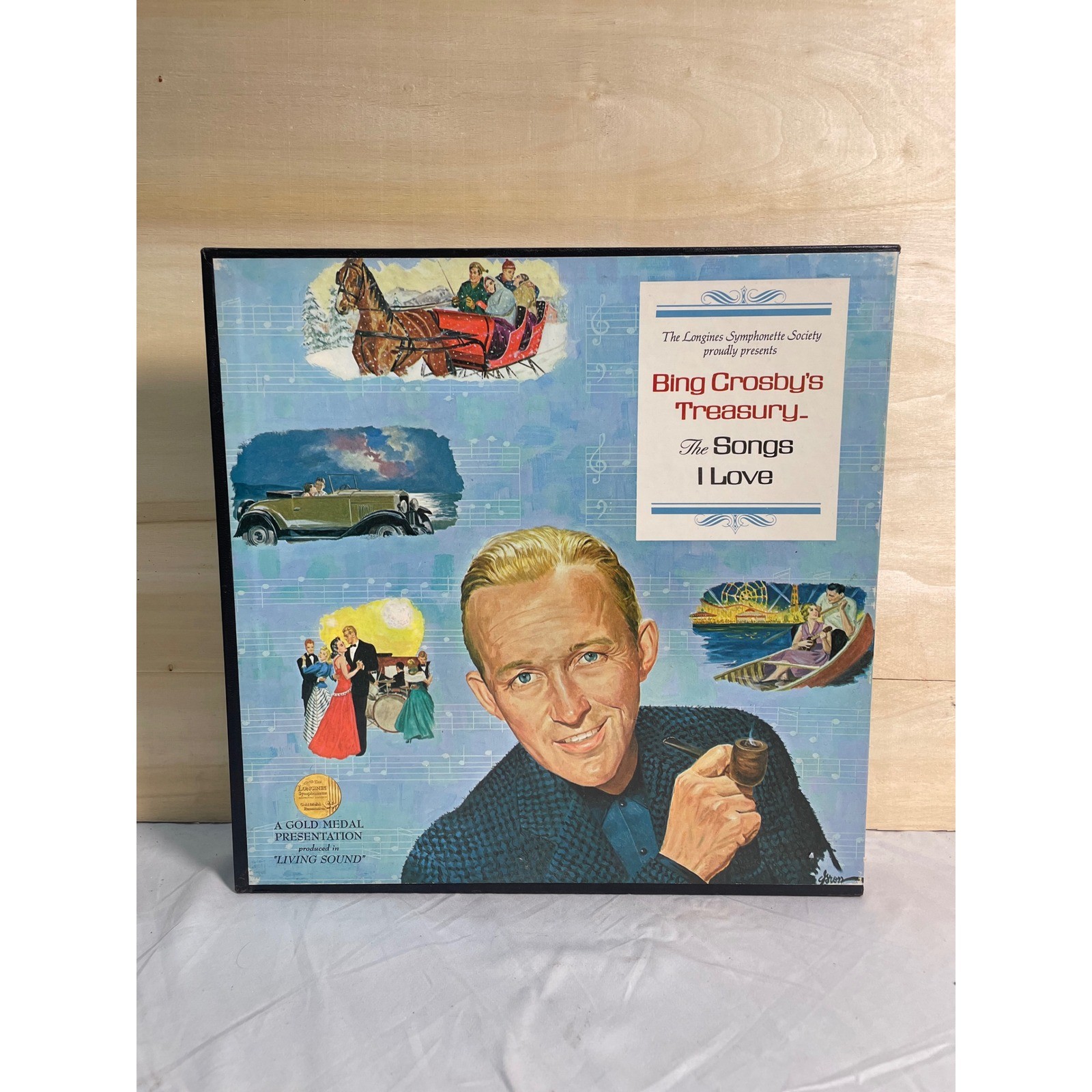 Bing Crosby's Treasury The Songs I Love Longines Symphonette 6 LP Vinyl Box Set