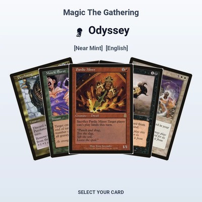 Magic The Gathering Odyssey - Select Your Cards (NM)