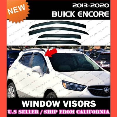 Window Visors For 2013 2020 Buick Encore Deflectors Rain Guard Vent Shade Ebay