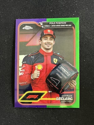 TOPPS F1 CHARLES LECLERC ルクレール 世界399枚限定 2023 TOPPS CHROME F1 FORMULA 1 CHECKER FLAG X-FRACTOR