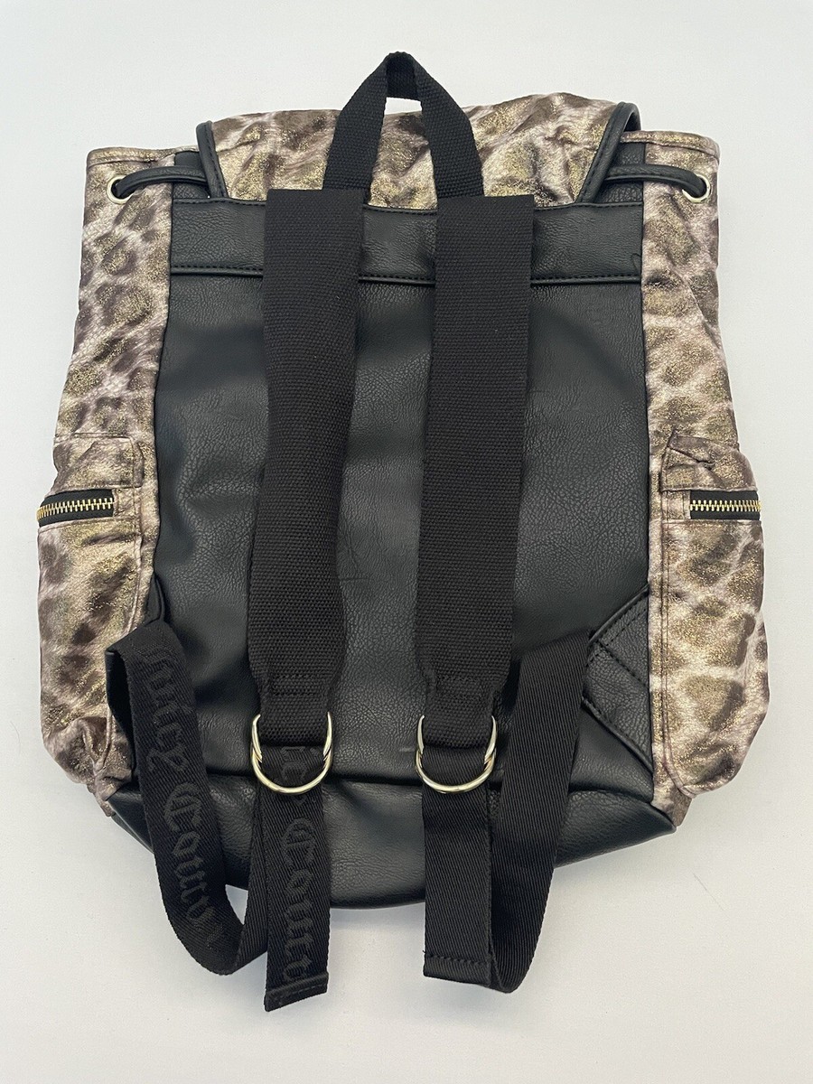 Juicy Couture Vintage Y2K Leopard Cheetah Backpack Bag  display picture 2