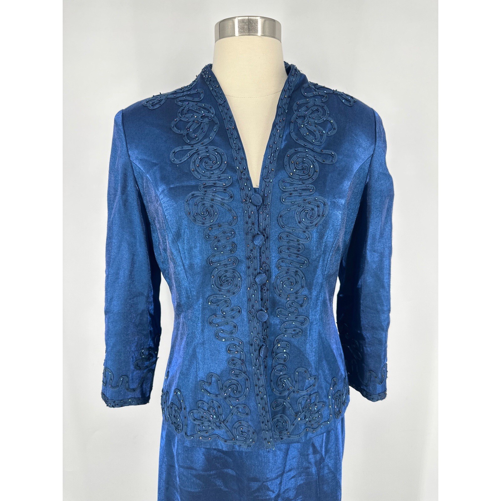 Alex Evenings 2piece Embroidered Formal Long Skirt Weeding Women’s