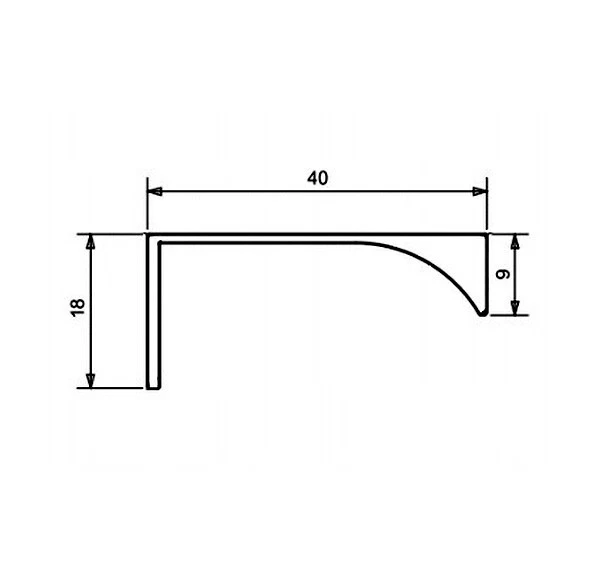 Möbelgriffe Schrankgriffe Schubladengriffe Küchengriffe Griffleiste Kantengriff - Bild 2 von 3