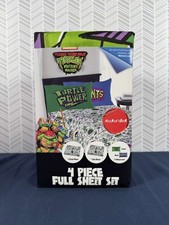 Nickelodeon Teenage Mutant Ninja Turtles Kids 4-Piece Full Sheet Set Microfiber