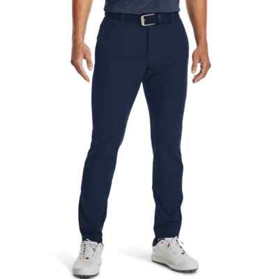 Herren Under Armour Drive Tapered Fit Stretch Golfhose, 410 Navy, NEU