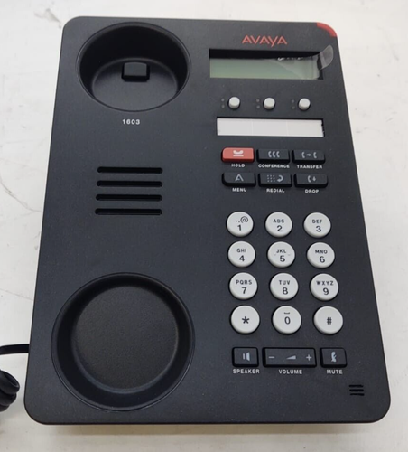 Avaya 1603 IP Phone Black W/ Display Product ID: 700415540 - Picture 2 of 7