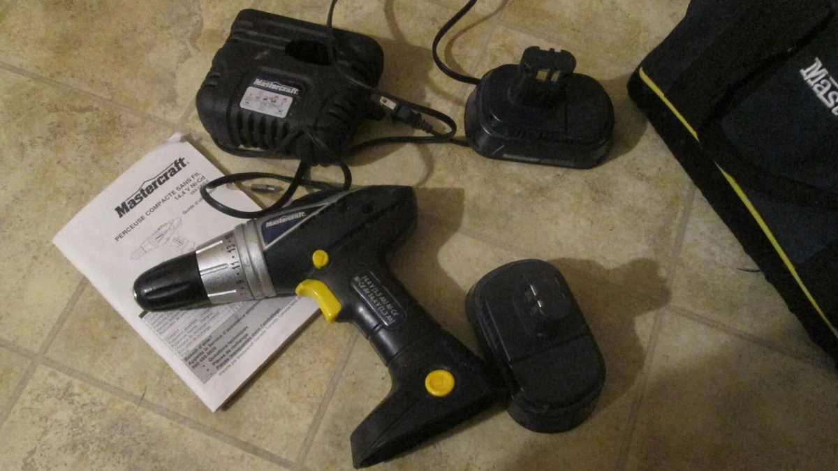 Mastercraft cordless drill 18v new arrivals