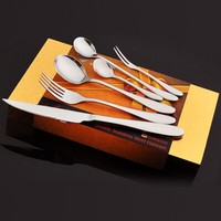 Besteck 6 Tlg. Essbesteck Set Tafelbesteck Edelstahl Spie LöFfel Gabel Messer De