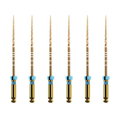 Dentsply A0411231G0303 ProTaper Gold Rotary Files 31mm F3 Blue 6/Pk PTGRF331