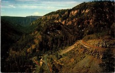 Oak Creek Canyon Seen From Rim Arizona AZ Postcard UNP VTG Mirro Unused Vintage