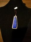 Lapis And Silver Pendant