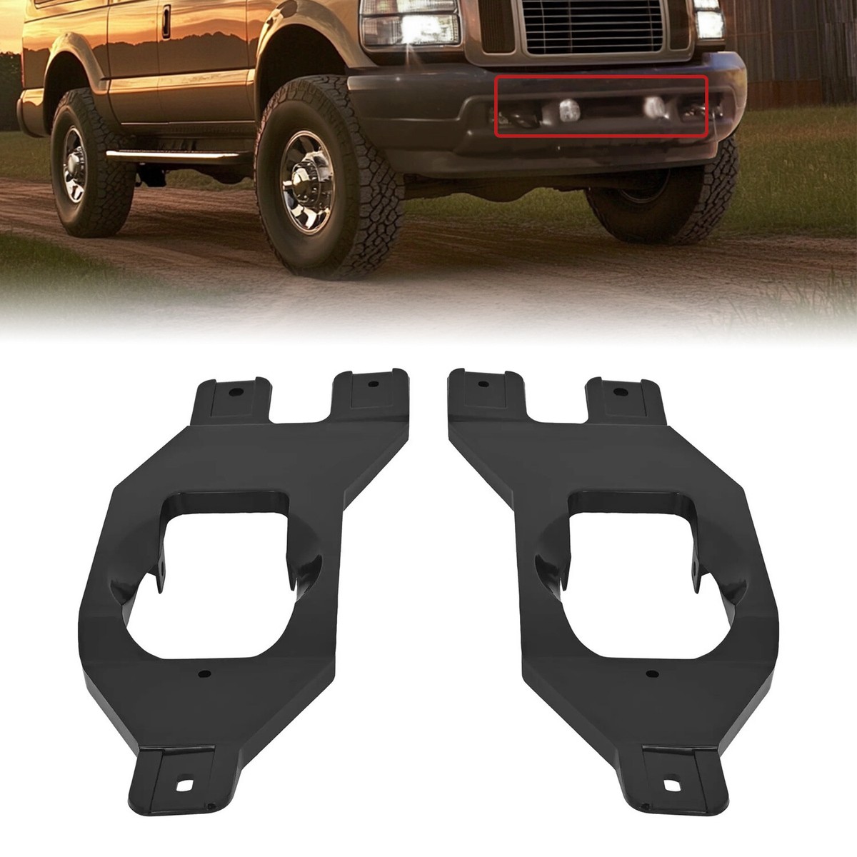 AUTOFREE - Juego De Luces Antiniebla Compatibles Con Ford F250 350