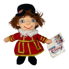 Exclusive Disney Store  Parks 9" ENGLAND BOY IT'S A SMALL WORLD Bean Bag Plush