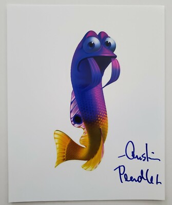 Austin Pendleton Signed Gurggle 8x10 Photo Voice Actor Finding Nemo 