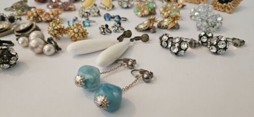 Vintage Ohrringe Clip & Schraubverschluss Set x33 Japan, Deutschland, Hongkong Alice Caviness. - Bild 7 von 12