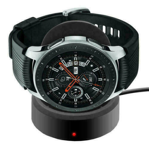Samsung Galaxy Watch 46mm SM-R800 Bluetooth GPS Smartwatch Silver  Pristin+CHARGR