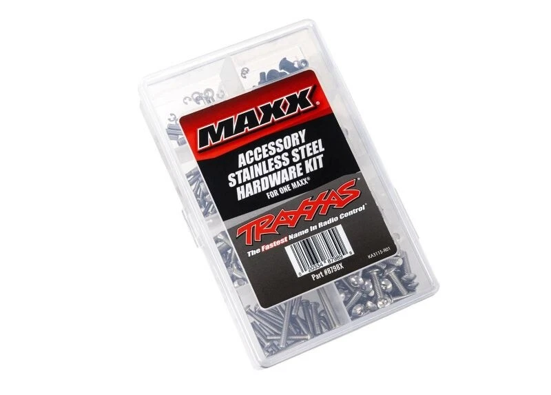 Traxxas 8798X Hardware-Kit Edelstahl MAXX komplett - Bild 1 von 1