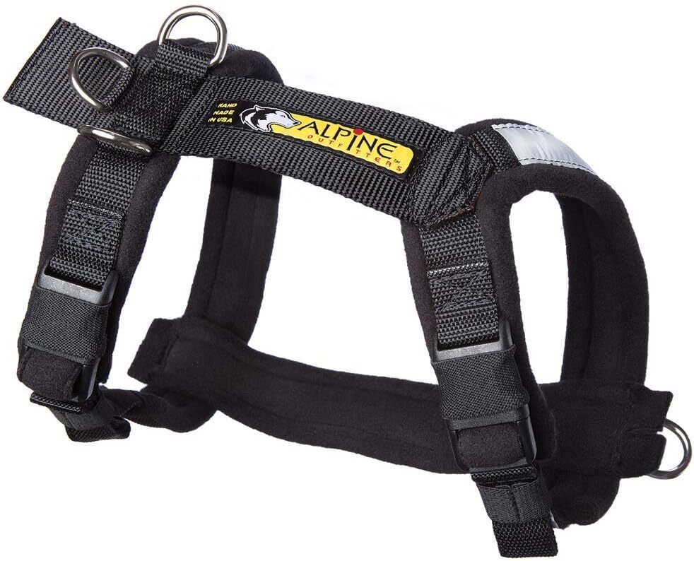 Alpine Outfitters Urban Trail Adjustable Harness, Black, Medium
