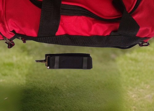 AAA Reisetasche rot schwarz weiß Logo doppelte Tragegurte stabil neu ohne Etikett - Bild 5 von 5
