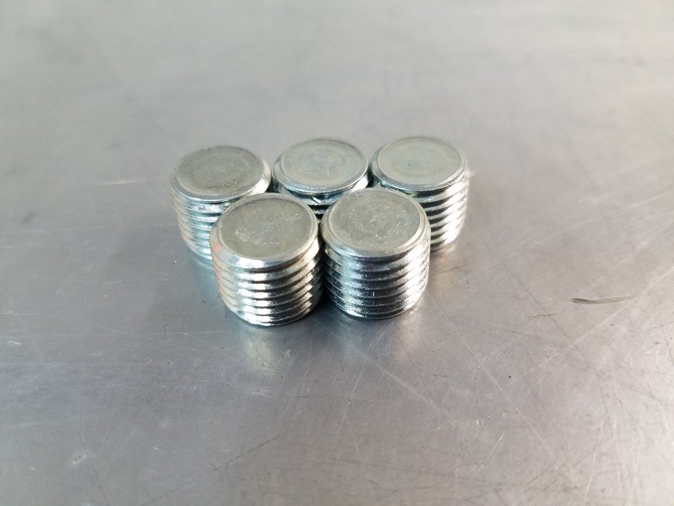 Bouchon Laiton 3/8 -06 NPT Mâle - à Clé Allen Fraisée - Modèle B-5406-HHP-06 - Lot De 5