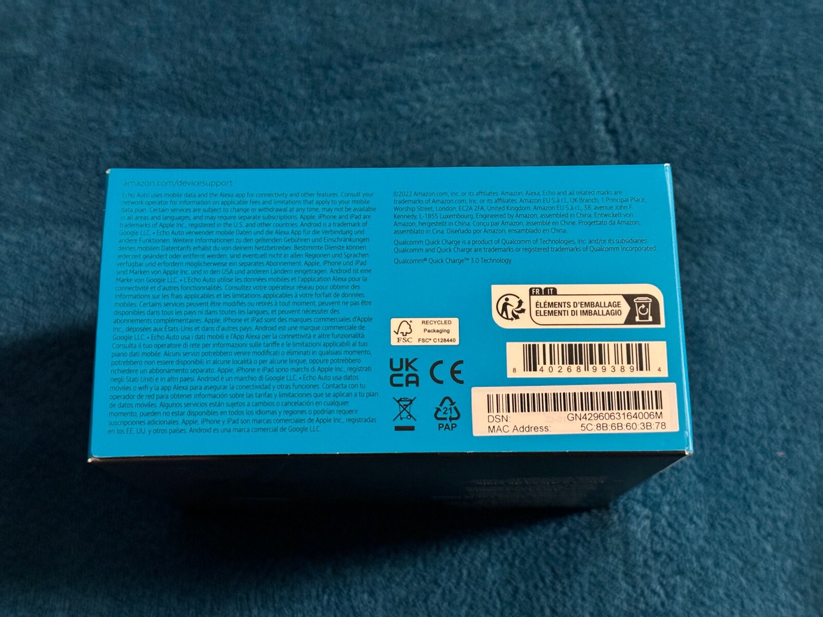 Thumbnail - Amazon Echo Auto Gen. 2 | Steuerung Per Sprachbefehl | Mit Alexa | Neu