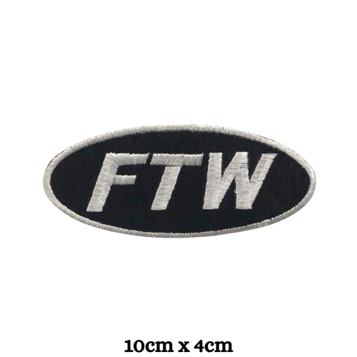 Insignias Live Free Ride FTW hierro o coser en parches bordados aplique - Imagen 5 de 20