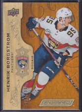 HENRIK BORGSTROM, 2018 Upper Deck Engrained Rookie #52, /299