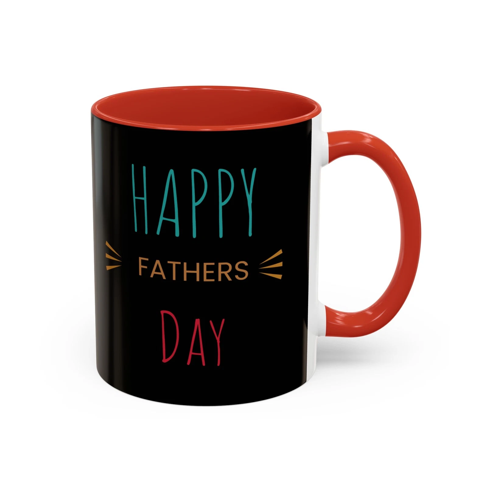 Happy father's day, Perfect gift, Accent Coffee Mug