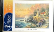 New Sealed Thomas Kinkade Painter Of Light "The Light Of Peace" 8.5 x 11  Bio